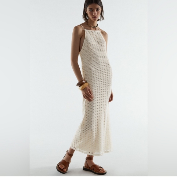 Zara Dresses & Skirts - NWT-Zara crochet dress-large